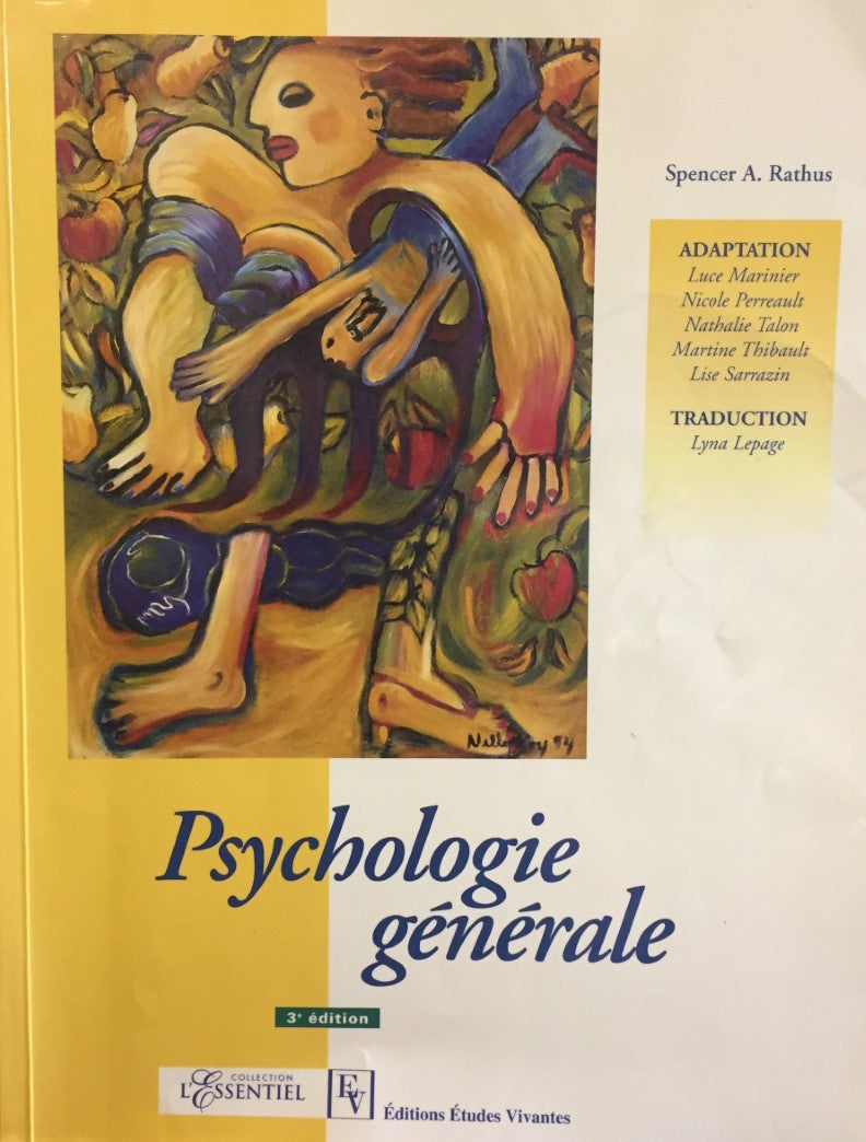 Psychologie générale (3e édition) - Spencer A. Rathus