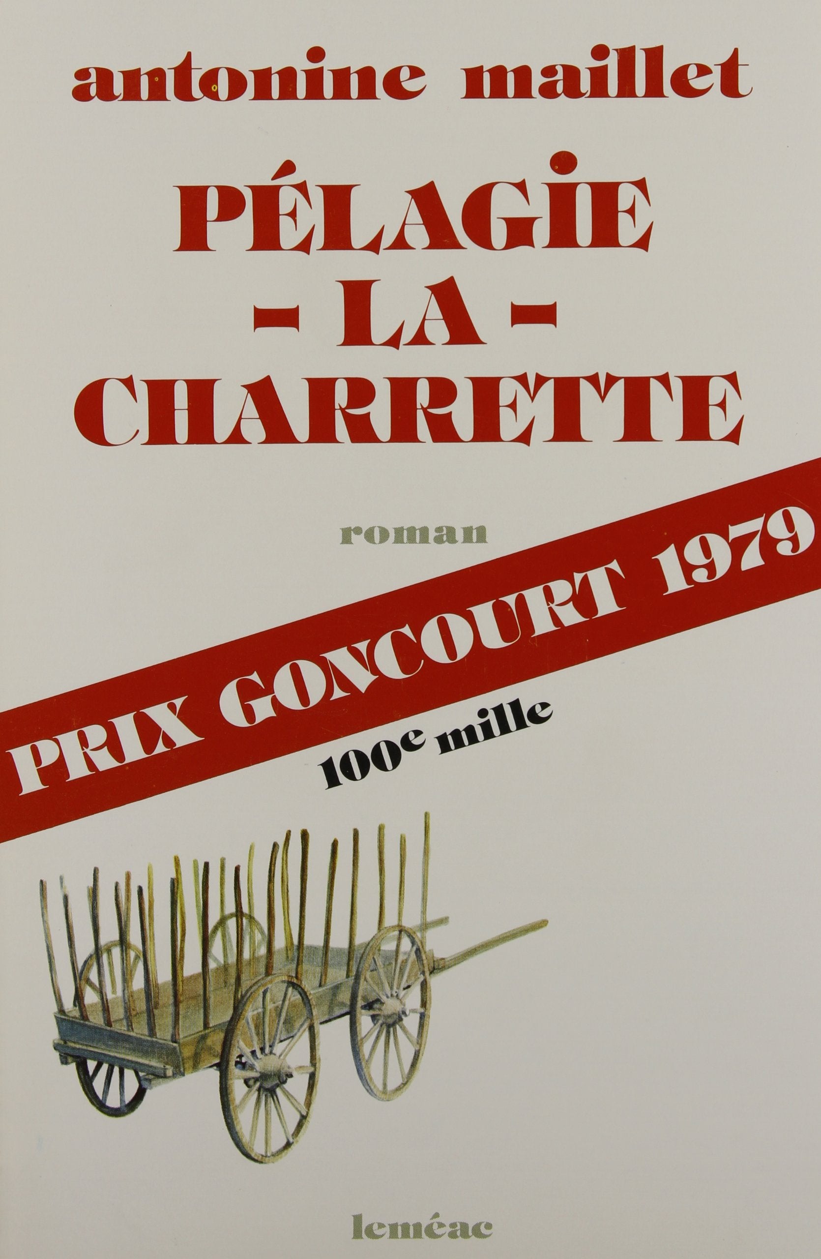 Livre ISBN 276093036X Pélagie - LA - Charette (Antonine Maillet)