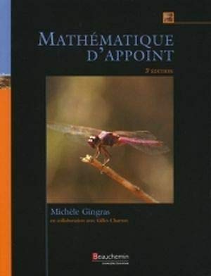 Livre ISBN 2761626931 Mathématique d'appoint (3e édition) (Gilles Charron)