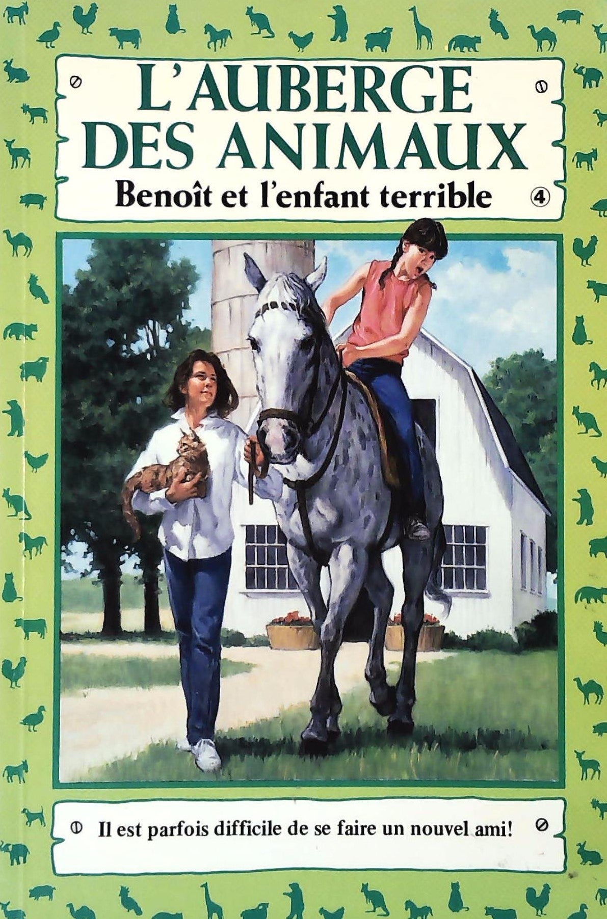 Livre ISBN 2762544580 L'auberge des animaux # 4 : Benoît et l'enfant terrible (Virginia Vail)