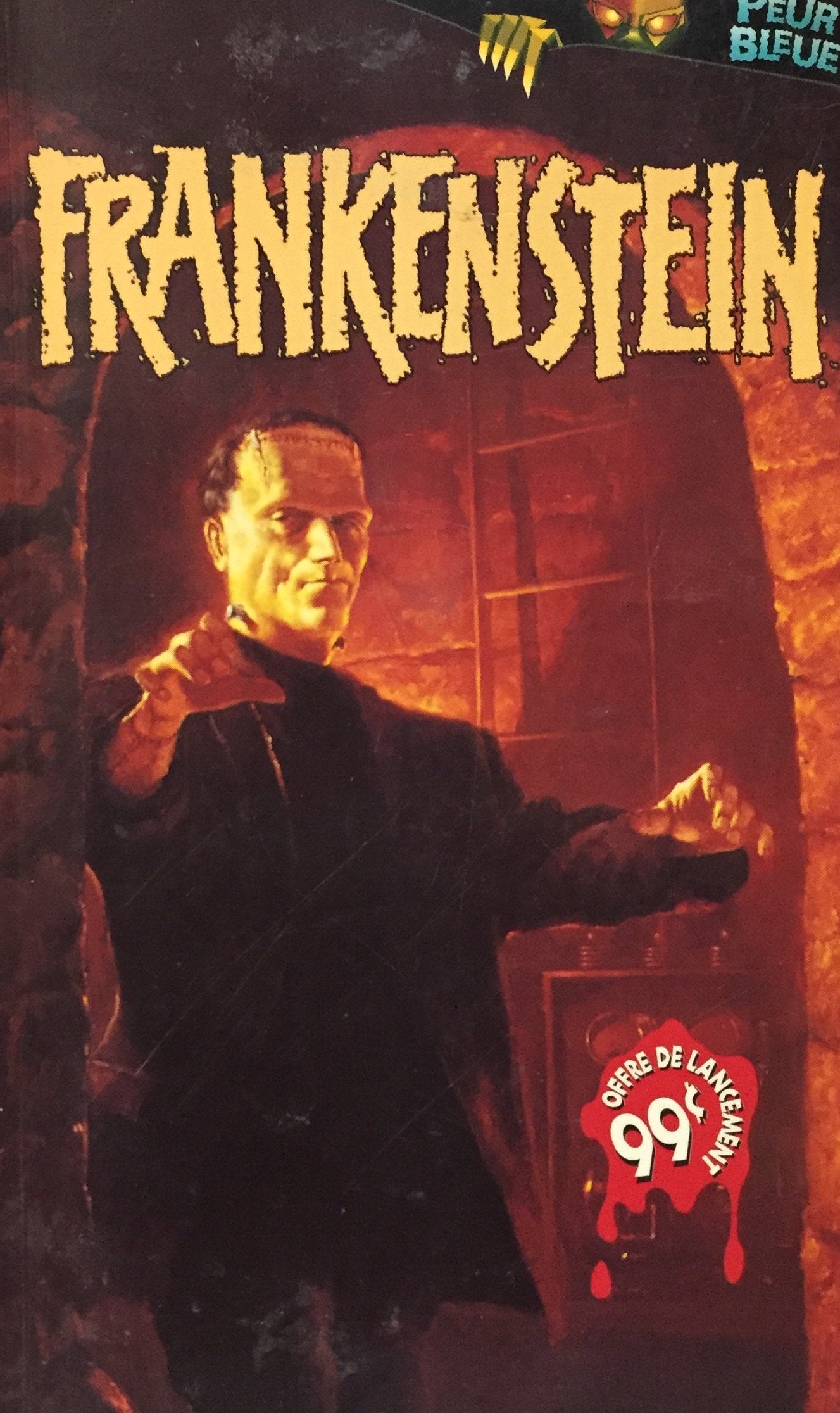 Livre ISBN 2762579023 Peur Bleue : Frankenstein