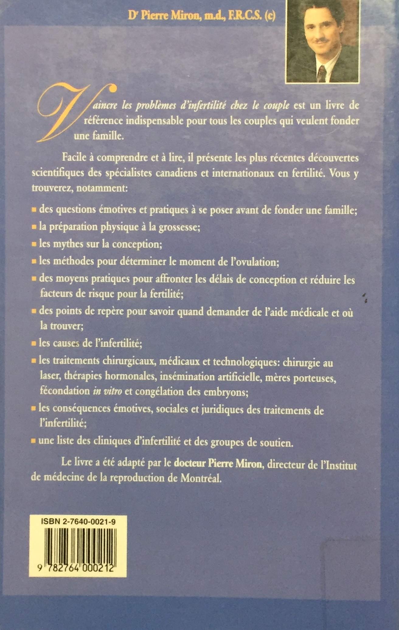 Vaincre les problèmes d'infertilité chez le couple (Jocelyn Smith)