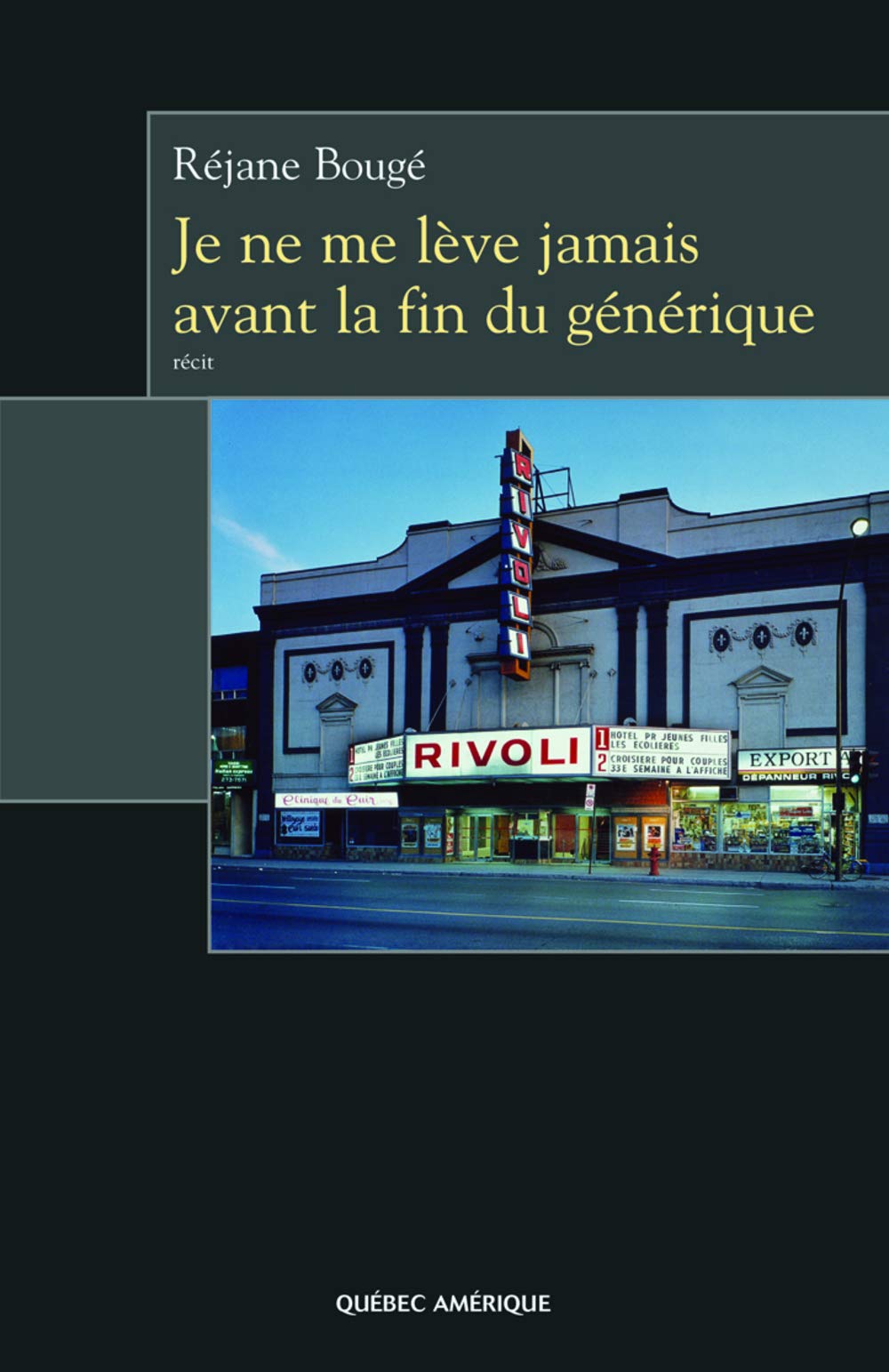 Livre ISBN 2764403925 Je ne me lève jamais avant fingénérique (Réjane Bougé)