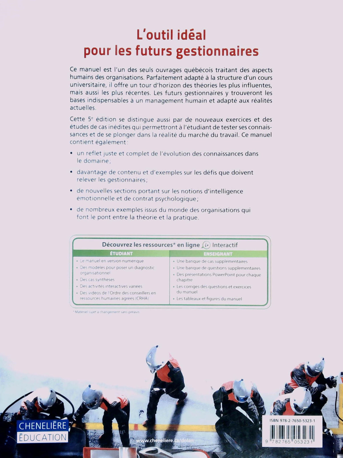 Aspect humain des organisations : Psychologie du travail et comportement organisationnel (5e édition) (Eric Gosselin)