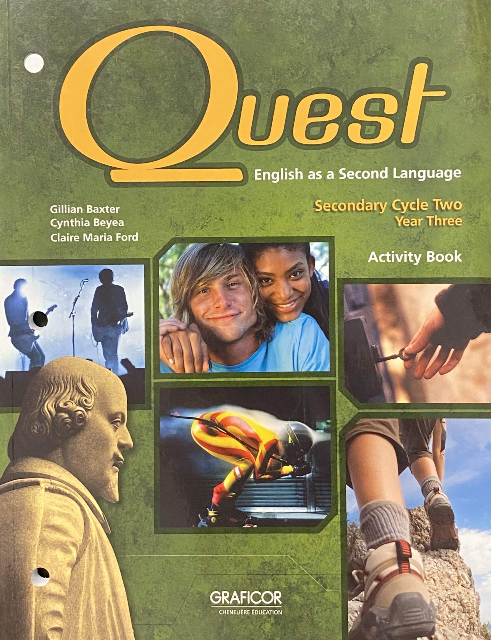 Livre ISBN 2765210608 Quest: English as a second language, Secondary cycle two year three, Activity book
