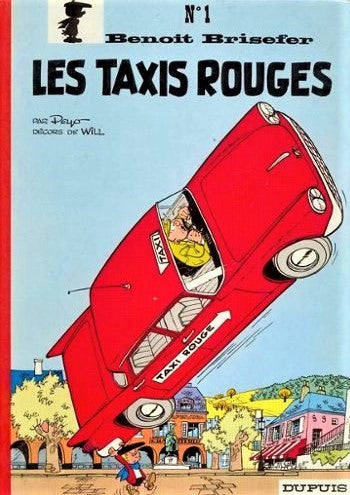 Livre ISBN 2800100257 Benoît Brisefer # 1 : Les taxis rouges (Peyo)