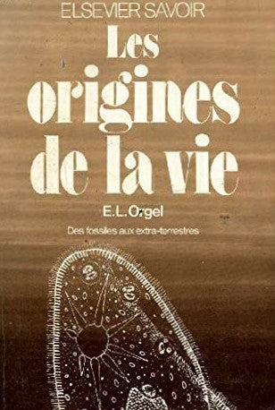 Livre ISBN 280030068X Les origines de la vie (Elsevier Savoir)