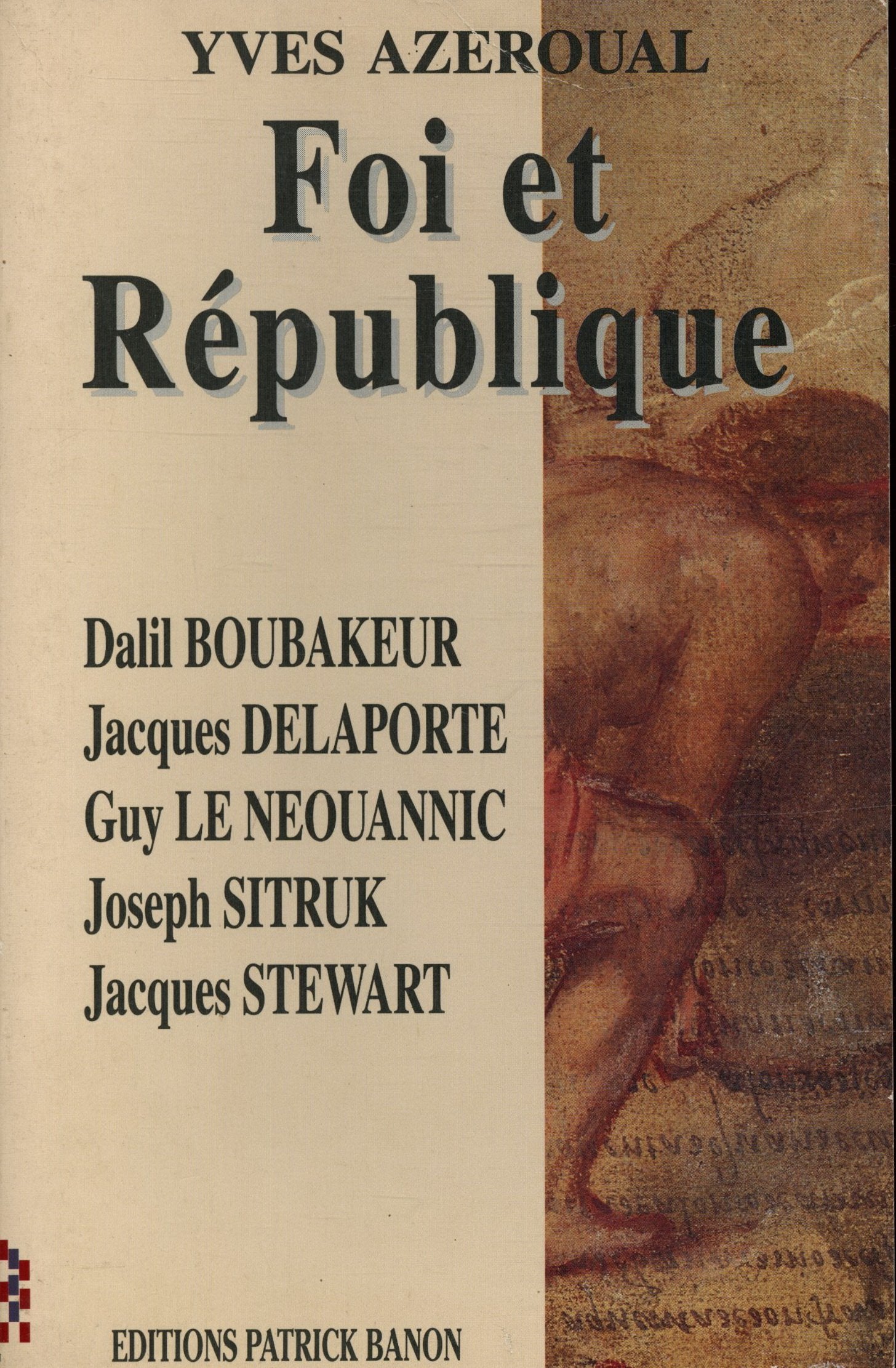 Livre ISBN 2841920003 Foi et République (Yves Azéroual)