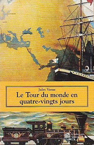 Livre ISBN 2845950314 Classiques Universels : Le tour du monde en 80 jours (Jules Verne)