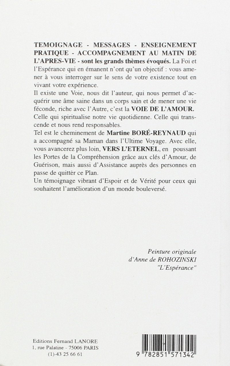 Vers l'éternel (Martine Boré-Reynaud)