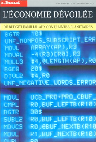 Livre ISBN 2862605611 L'économie dévoilée (Serge Latouche)