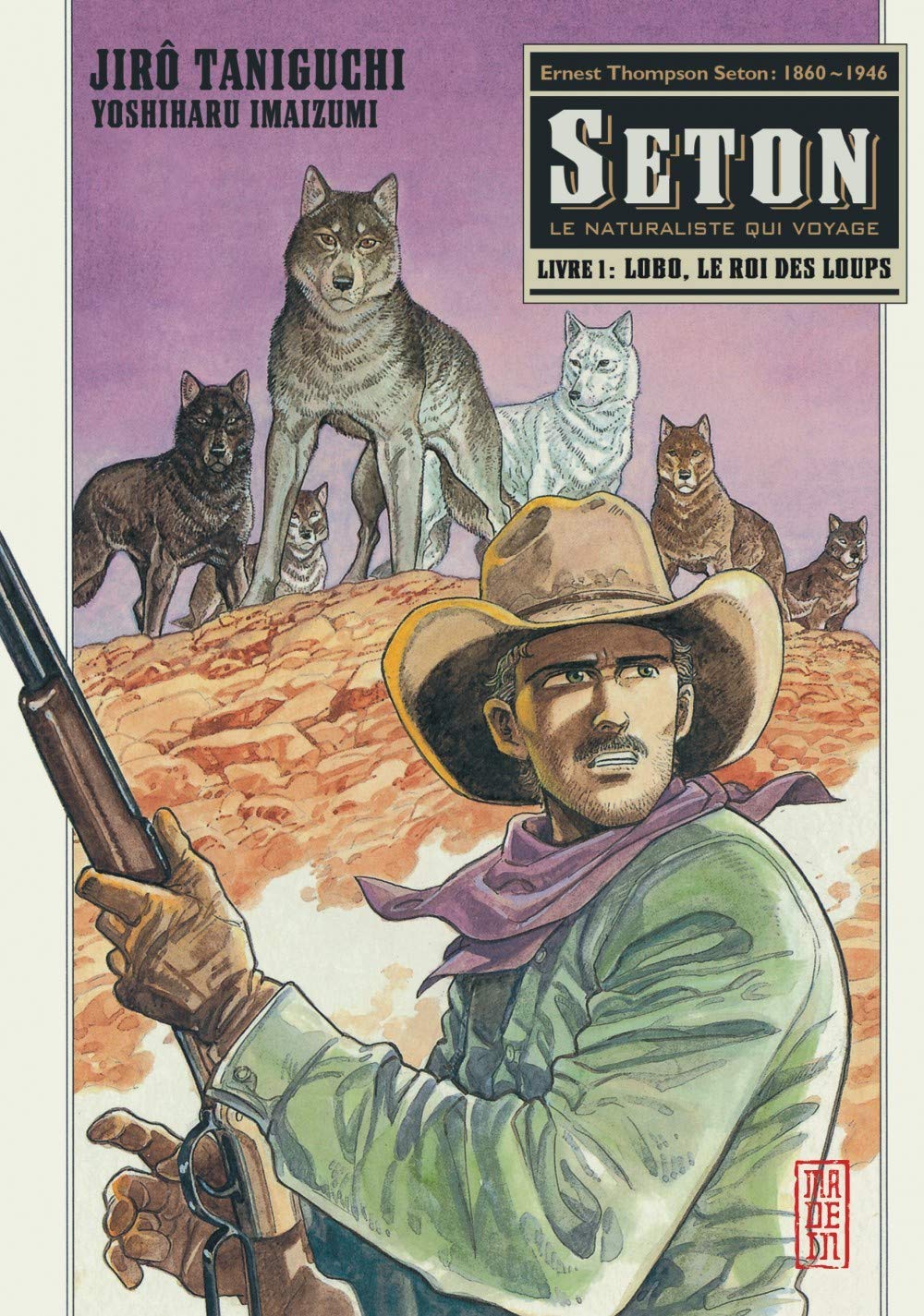 Livre ISBN 2871299188 Seton le naturaliste qui voyage # 1 : Lobo, le roi des loups (Jirô Taniguchi)