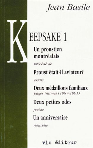 Livre ISBN 289005490X Keepsake # 1 (Jean Basile)