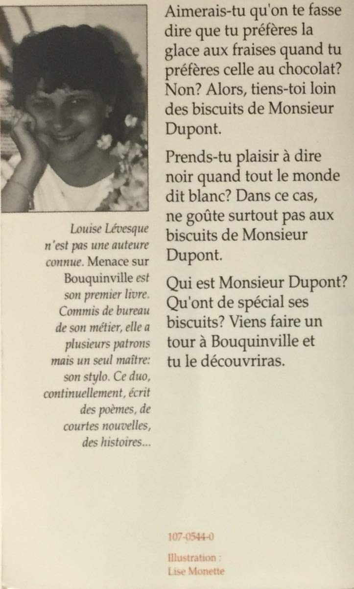 Menace sur Bouquinville (Louise Lévesque)