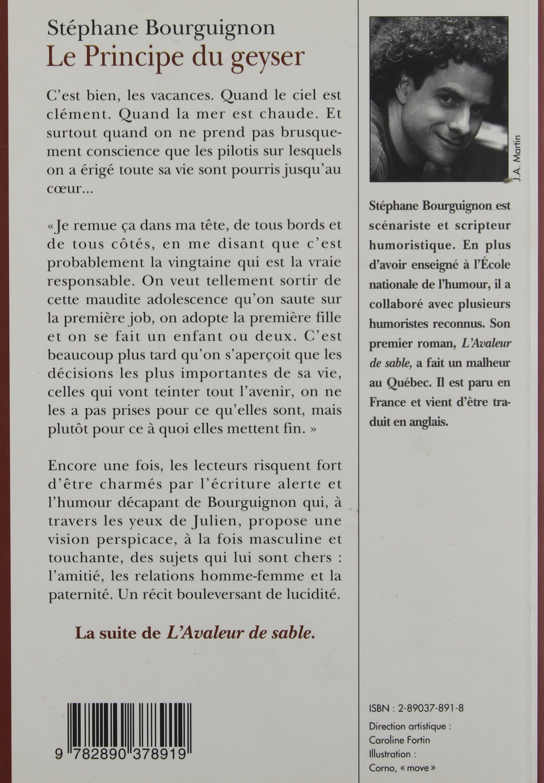 Le principe du geyser (Stéphane Bourguignon)