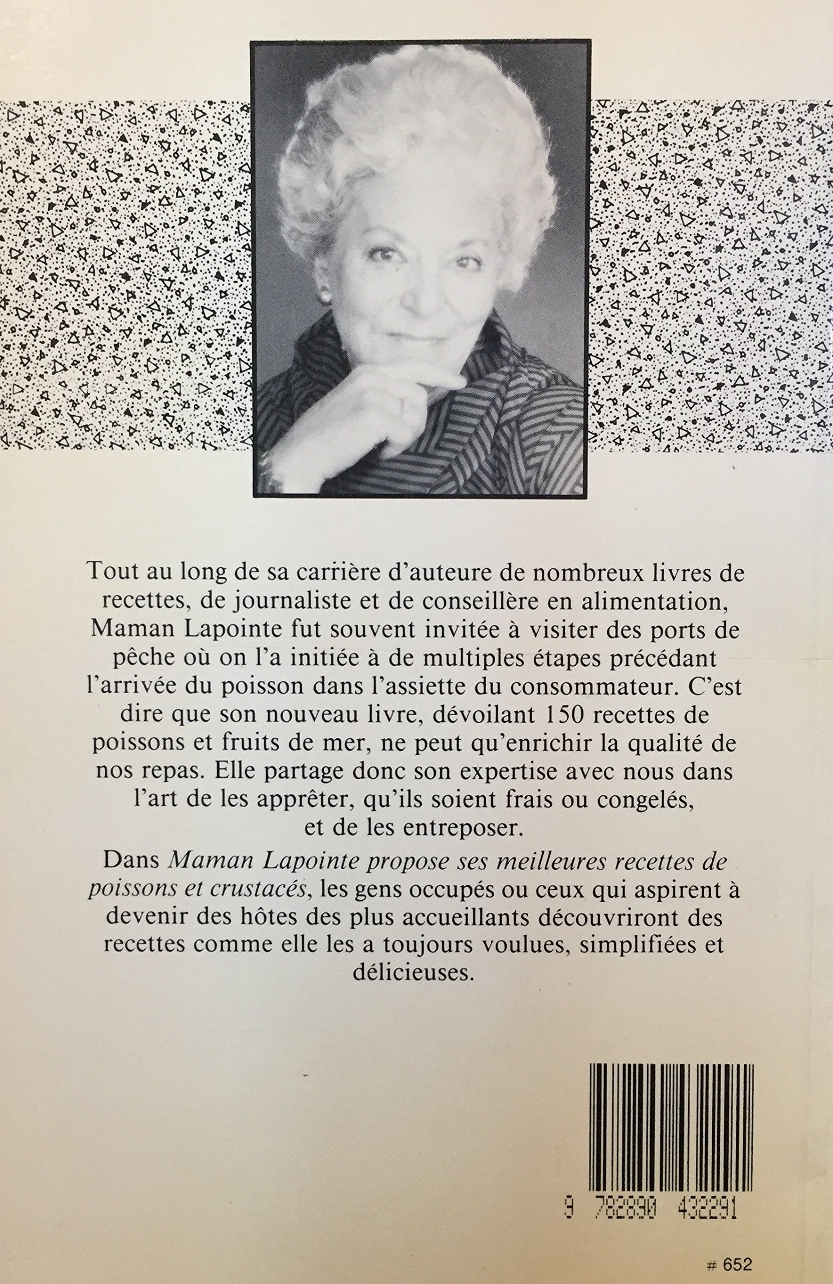 Maman Lapointe propose ses meilleures recettes de poissons et crustacés (Maman Lapointe)