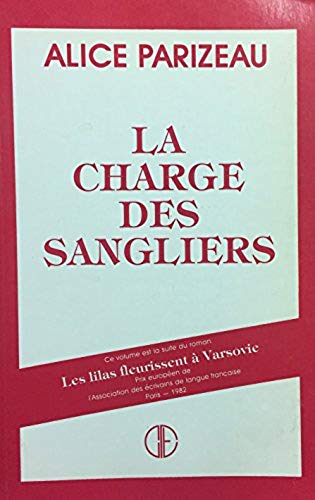 Livre ISBN 2890514269 La charge des sangliers (Alice Parizeau)