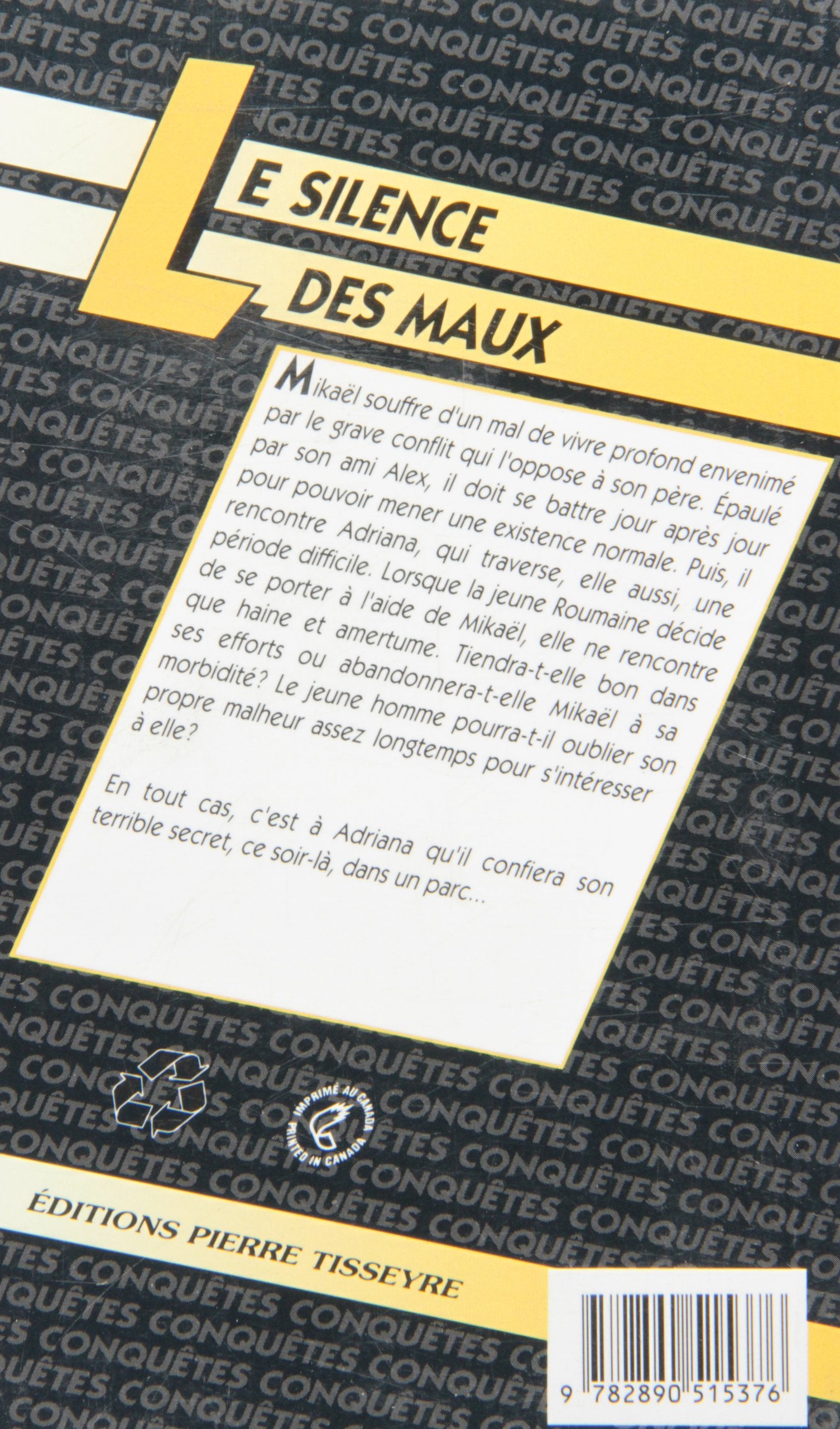 Conquêtes # 41 : Le silence des maux (Marie-Andrée Clermont)