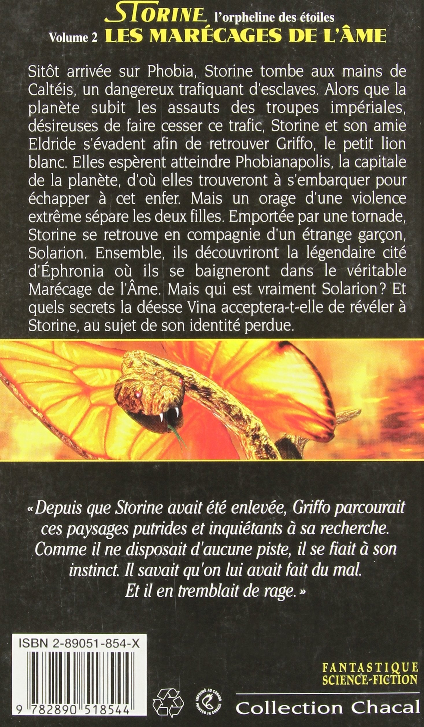 Storine, l'orpheline des étoiles # 2 : Les marécages de l'âme (Fredrick D'Anterny)