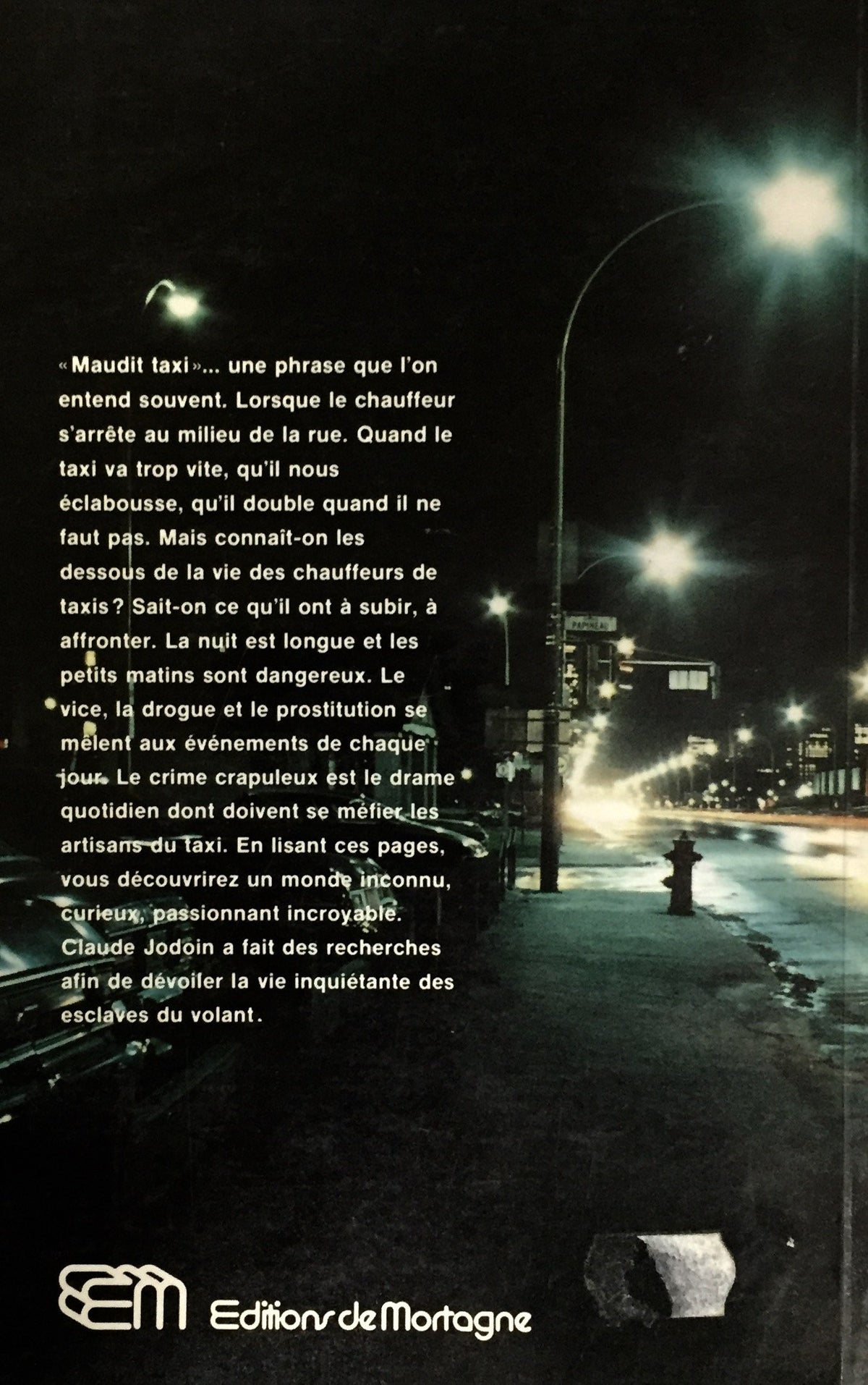 Maudit taxi (Claude Jodoin)