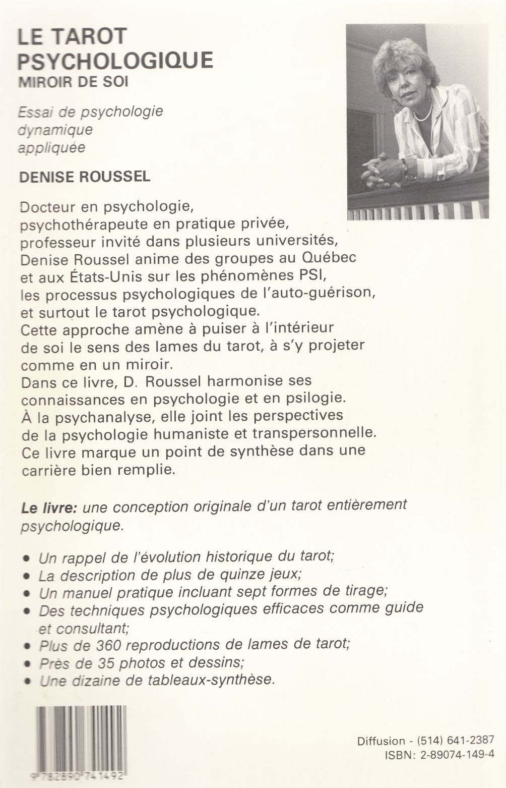Le tarot psychologique : miroir de soi (Dr Denise Roussel)