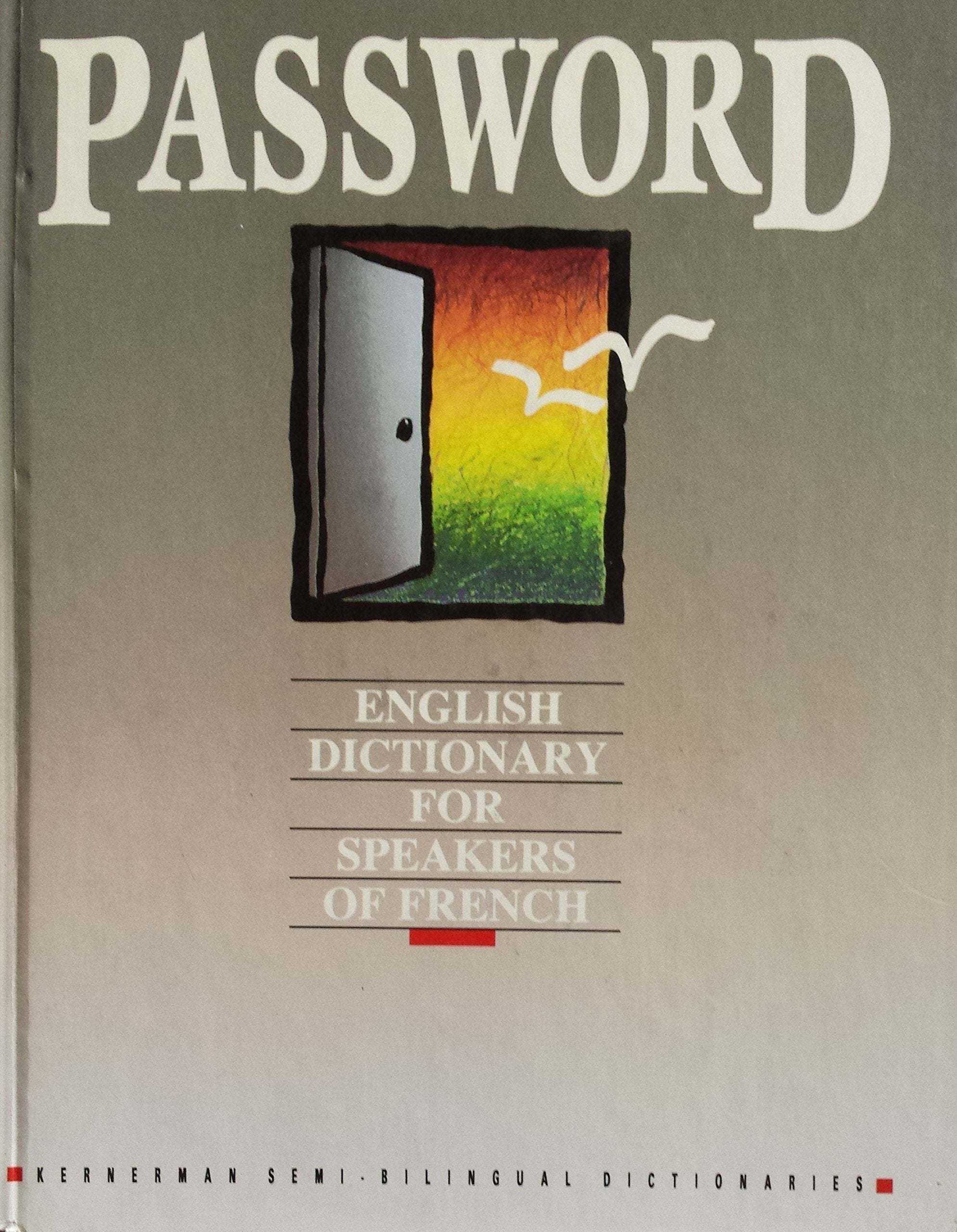 Livre ISBN 2891132092 Password, English dictionary for speakers of French