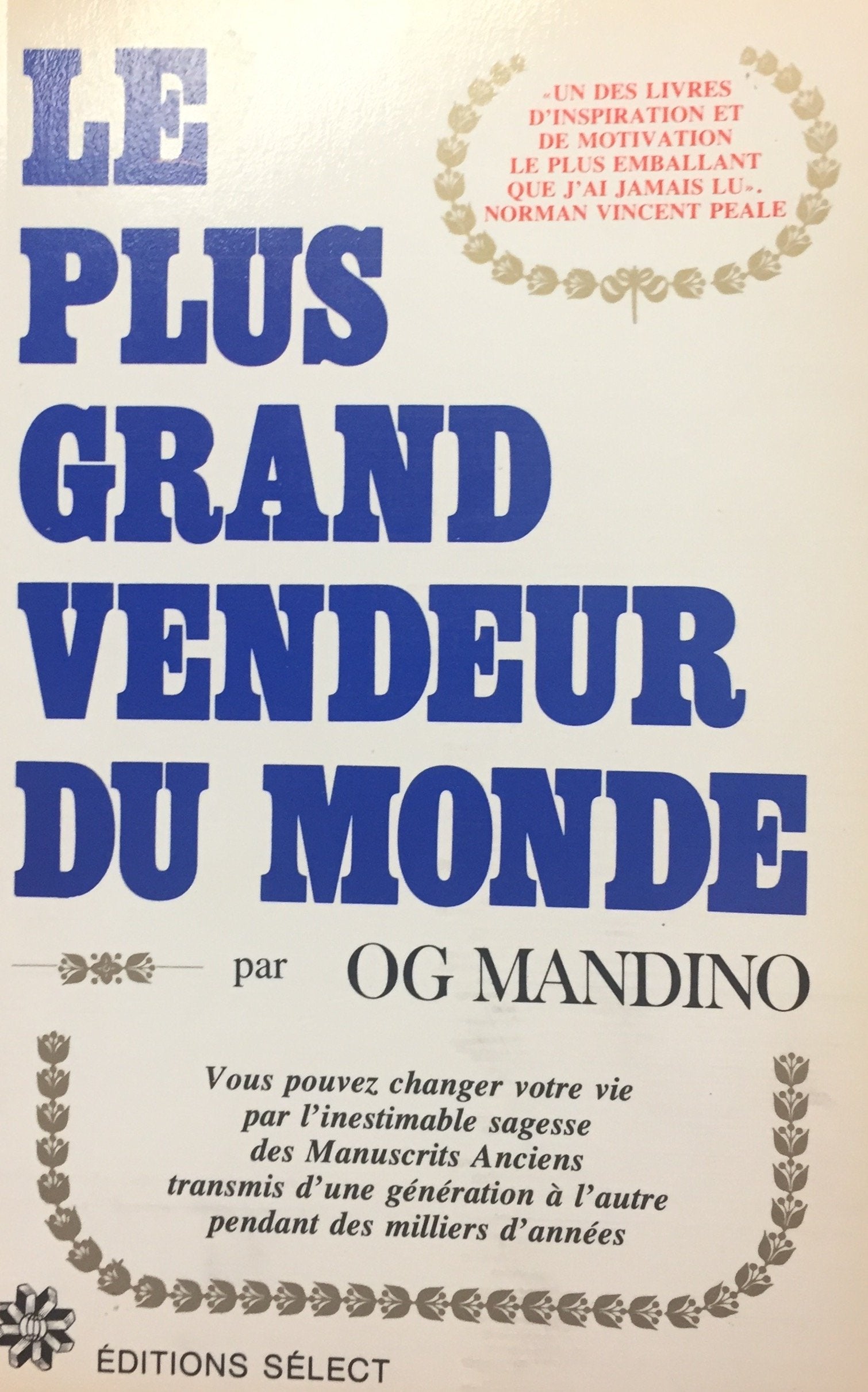 Livre ISBN 2891320751 Le plus grand vendeur du monde (Og Mandino)