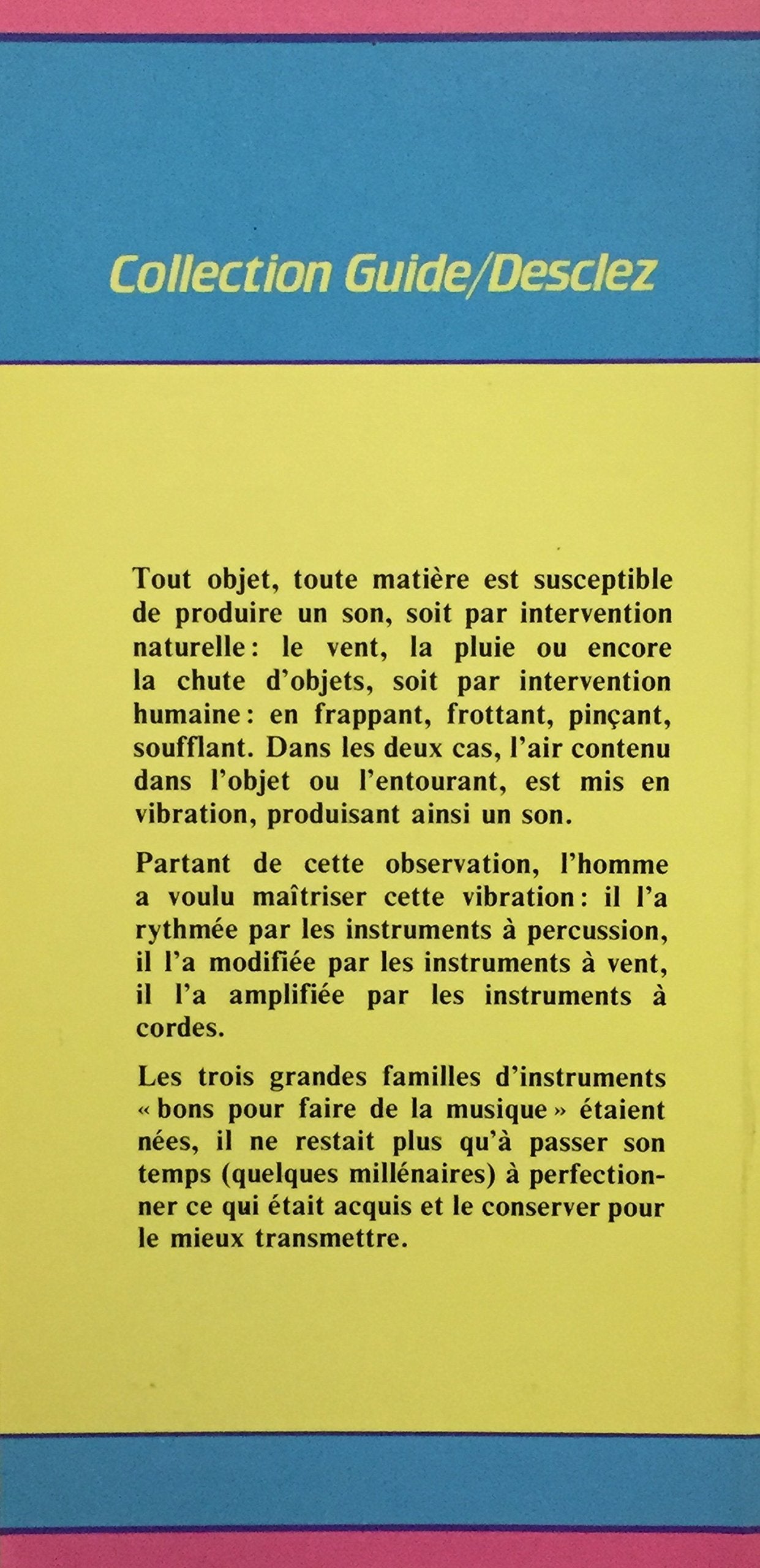 Dictionnaire et origines des instruments de musique (Pierre-andré Sablé)