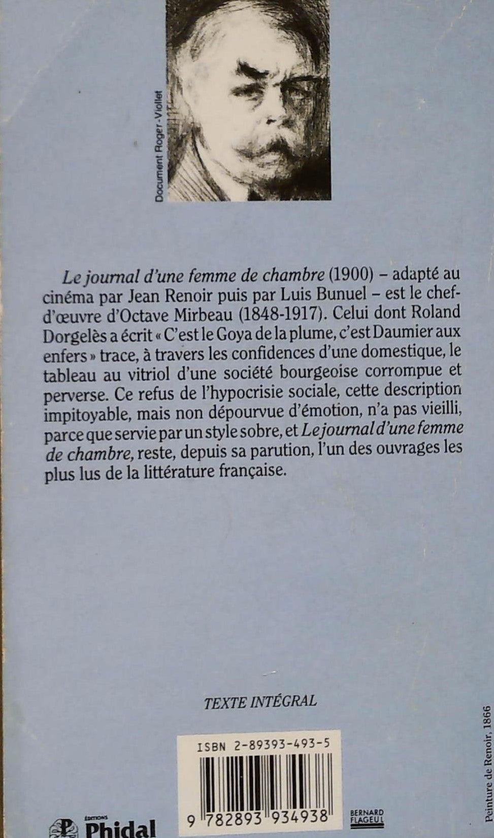 Classiques Français : Journal d'une femme de chambre (Octave Mirbeau)