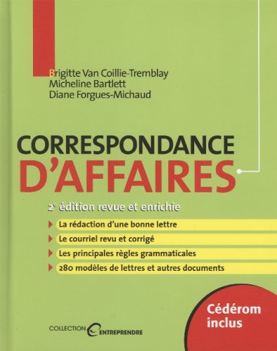 Livre ISBN 2894721633 Entreprendre : Correspondance d'affaires (2e Édition)