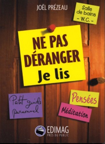 Livre ISBN 2895421404 Ne pas déranger Je lis (Joël Parizeau)