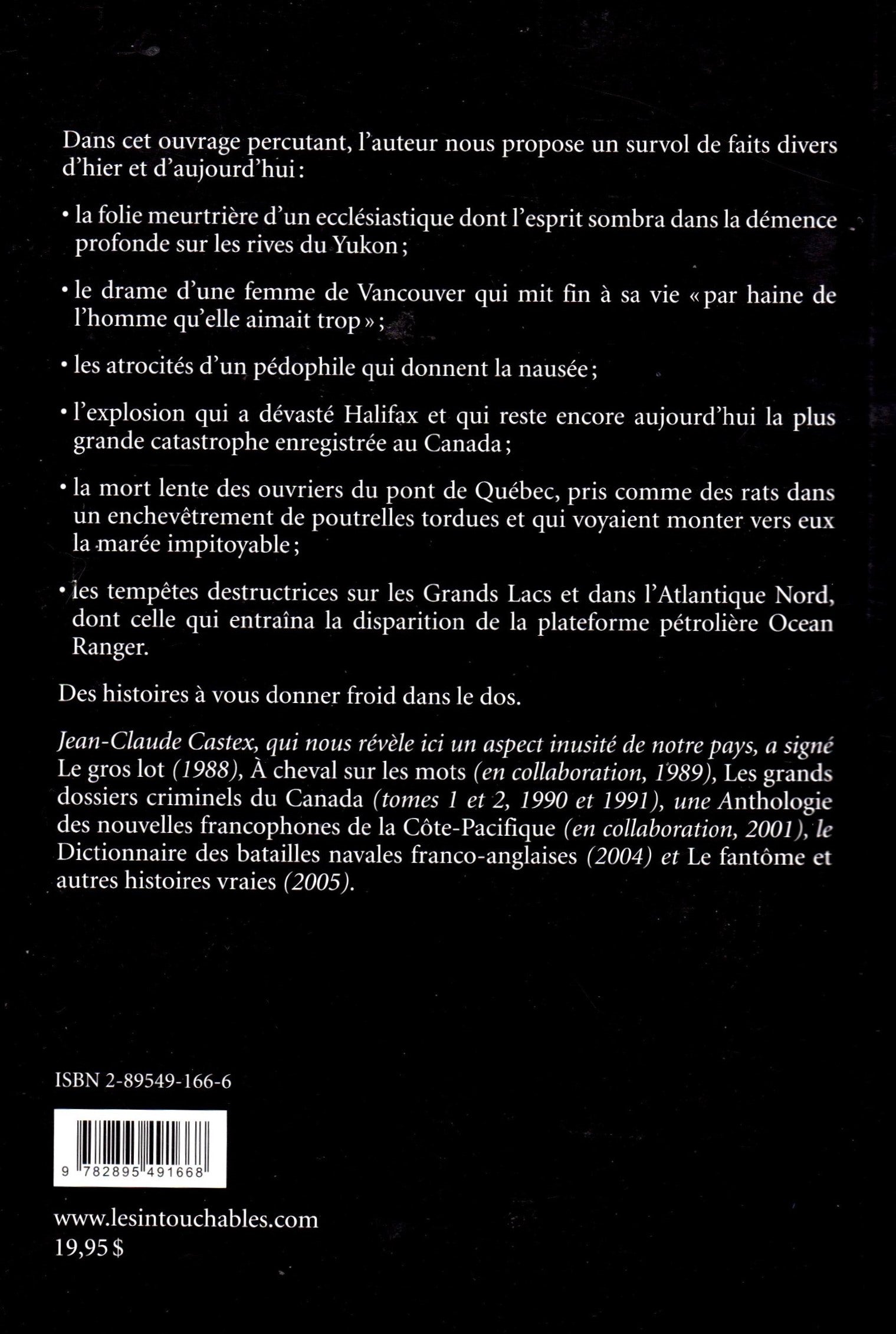 À la limite de l'horreur (Jean-Claude Castex)