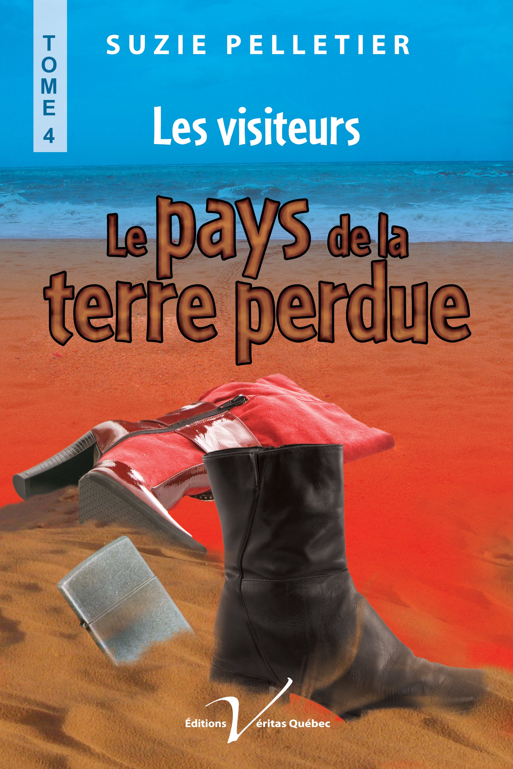 Livre ISBN 2895711097 Le pays de la terre perdue # 4 : Les visiteurs (Suzie Pelletier)