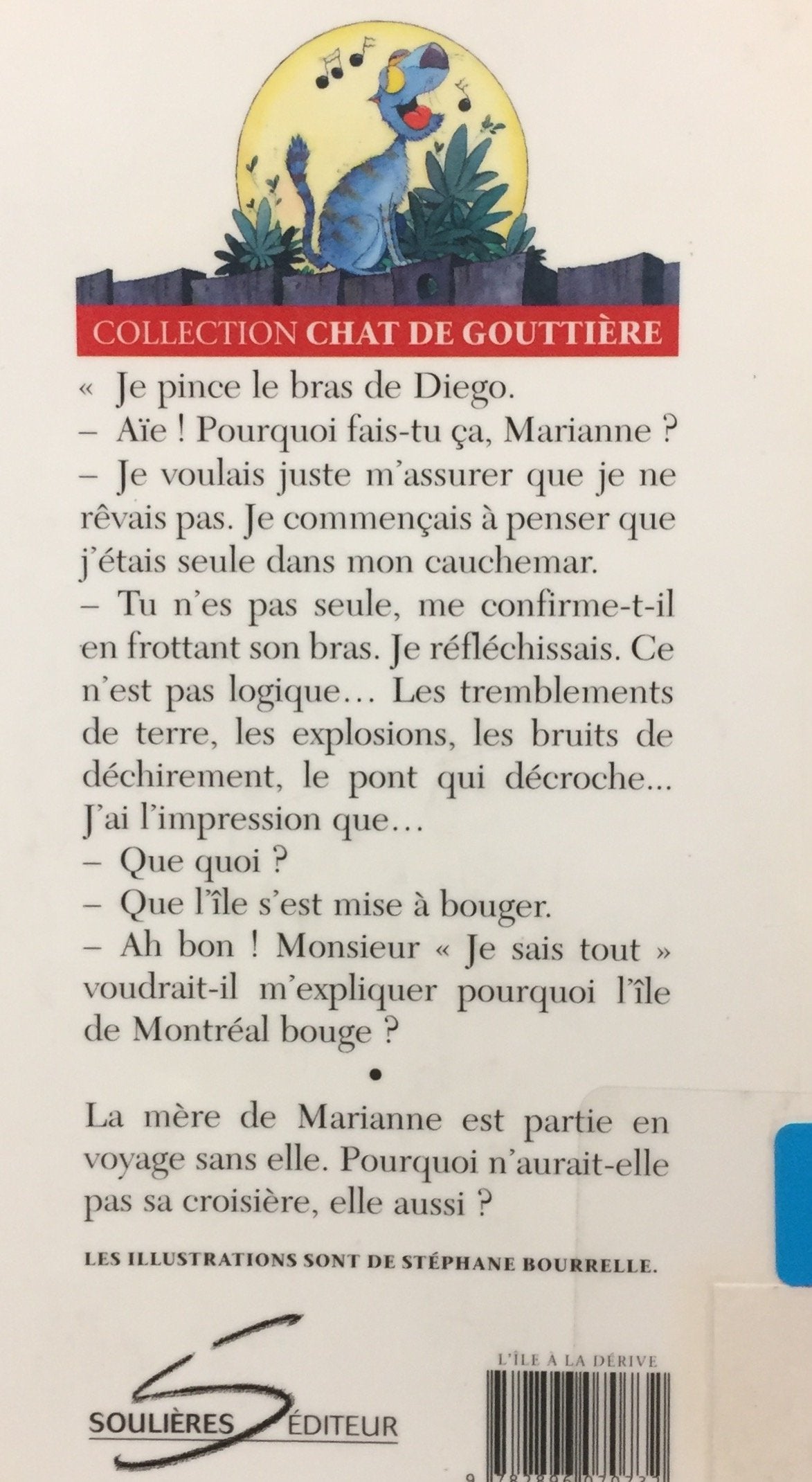 Chat de gouttière # 28 : L'île à la dérive (Diane Bergeron)