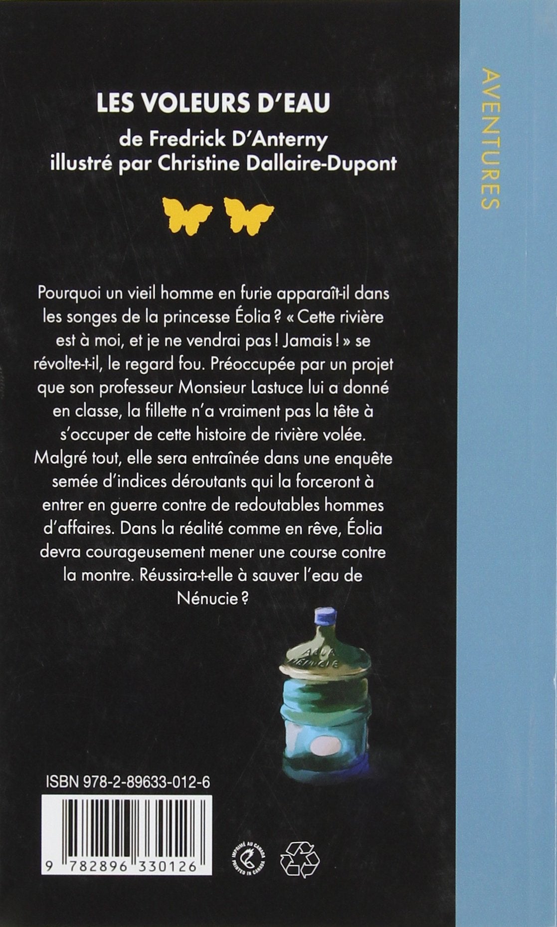 Papillon # 133 : Éolia princesse de lumière  #5 : Les voleurs d'eau (Fredrick D'Anterny)