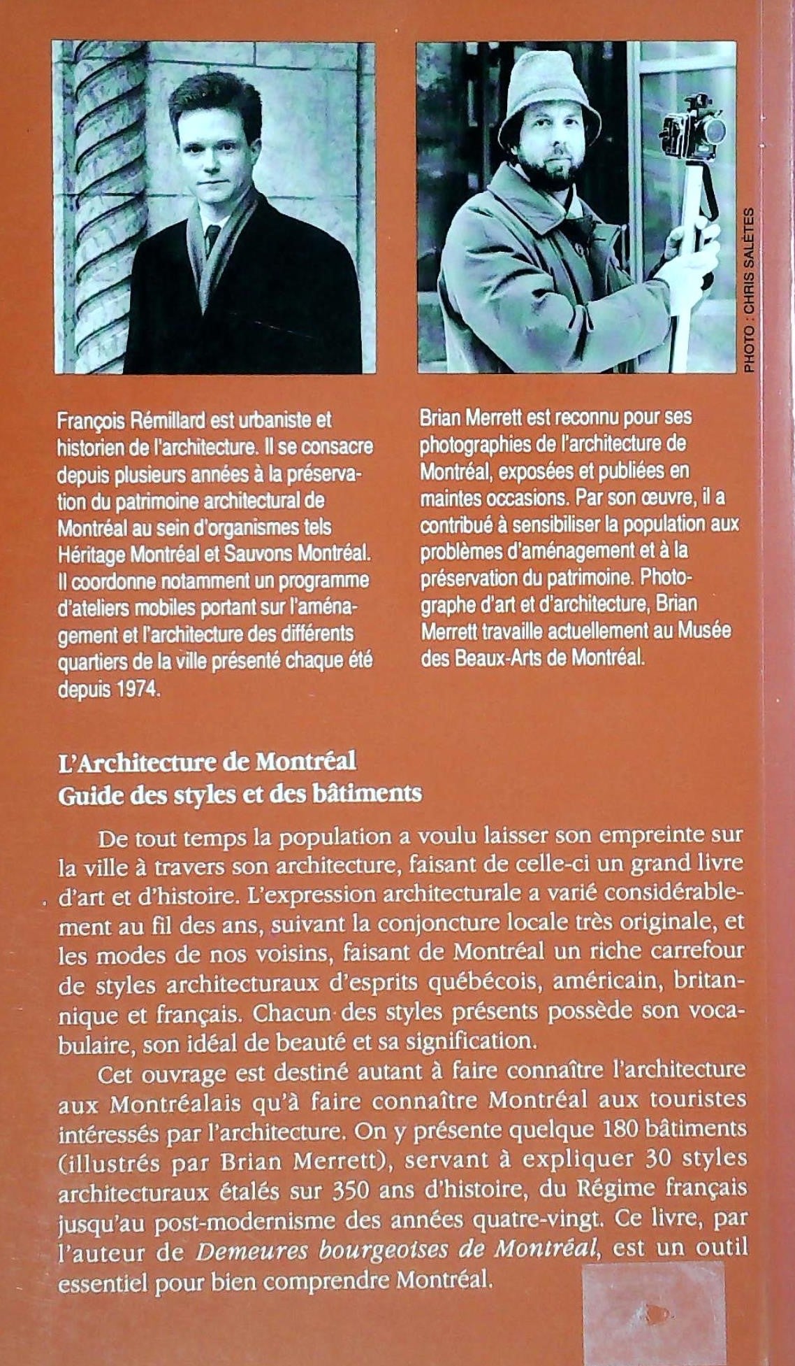 L'architecture de Montréal : Guide des styles et des bâtiments (François Rémillard)