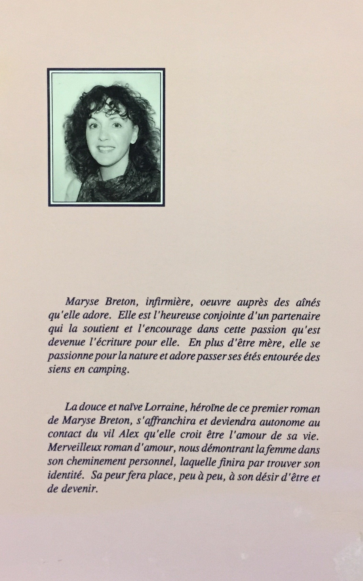 Il ne faut jurer de rien (Maryse Breton)