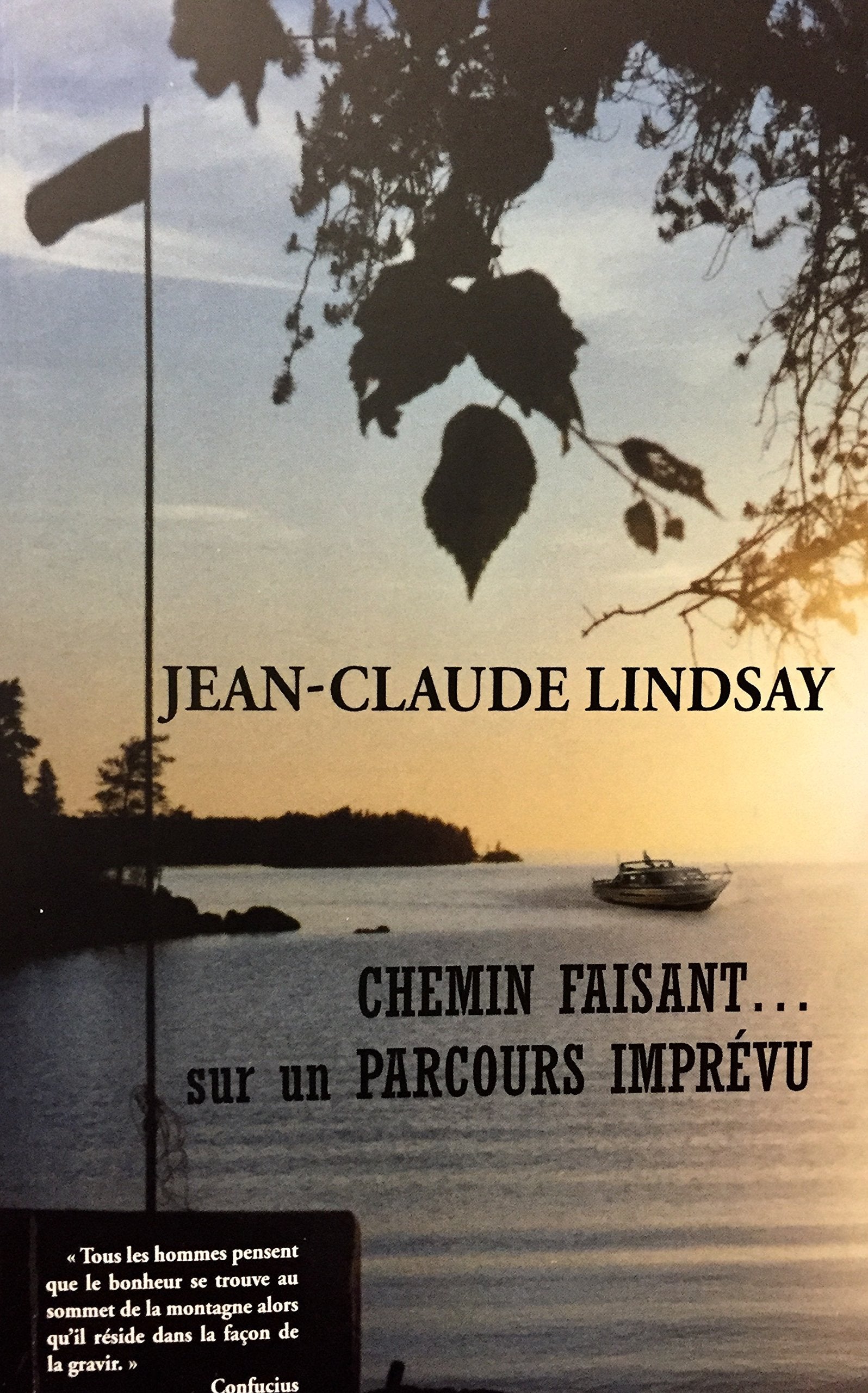Livre ISBN 2922106632 Chemin faisant... sur un parcours imprévu (Jean-Claude Lindsay)