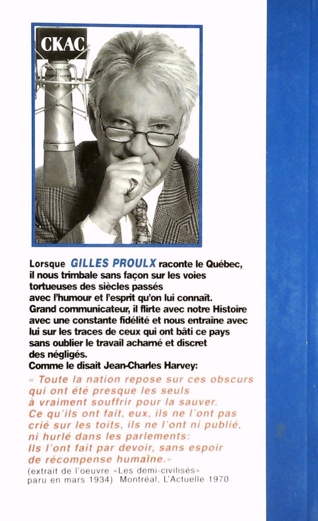 Les grands détours de notre histoire Québec-Canada (Gilles Proulx)