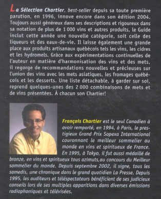 Sélection Chartier : La sélection Chartier 2004 (François Chartier)