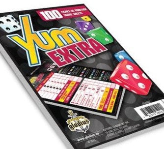 100 cartes de pointage YUM Extra