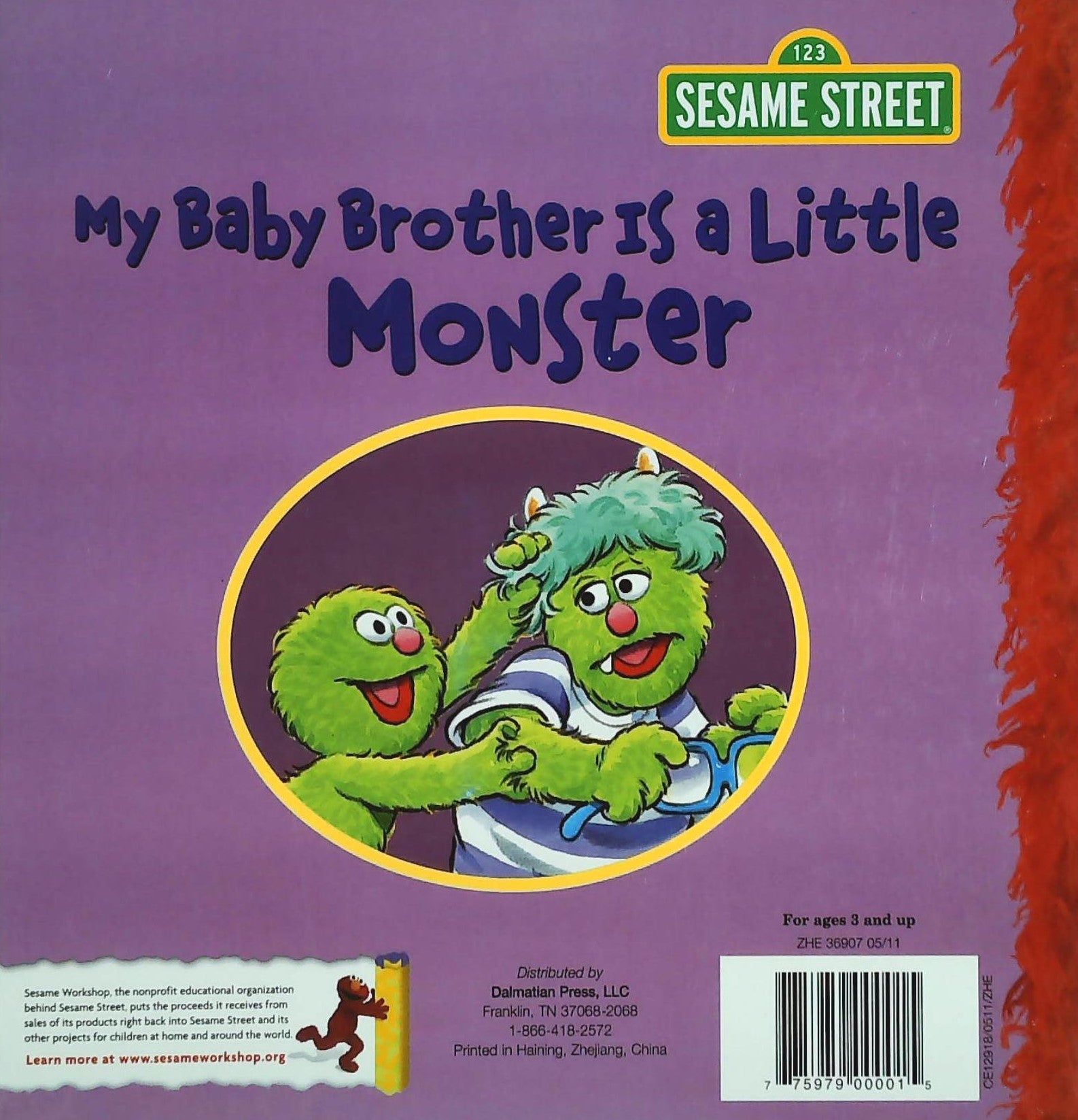 123 Sesame Street : My Baby Brother is a Little Monster