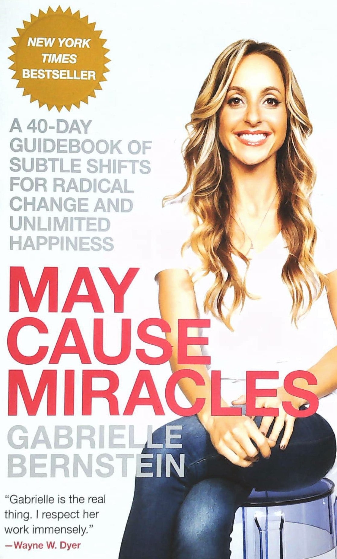 Livre ISBN 0307986950 May Cause Miracles (Gabrielle Bernstein)