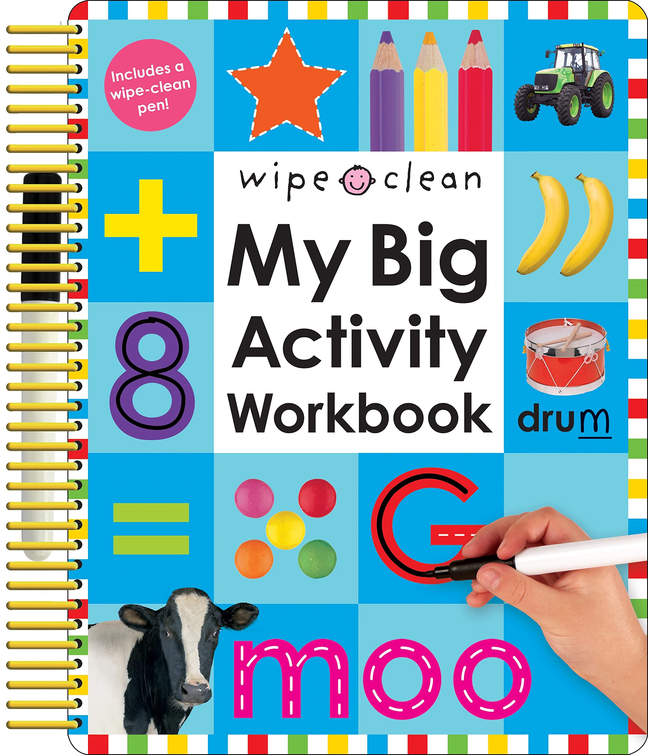 My Big Step by Step : Wipe Clean: My Big Activity Workbook - Roger Priddy