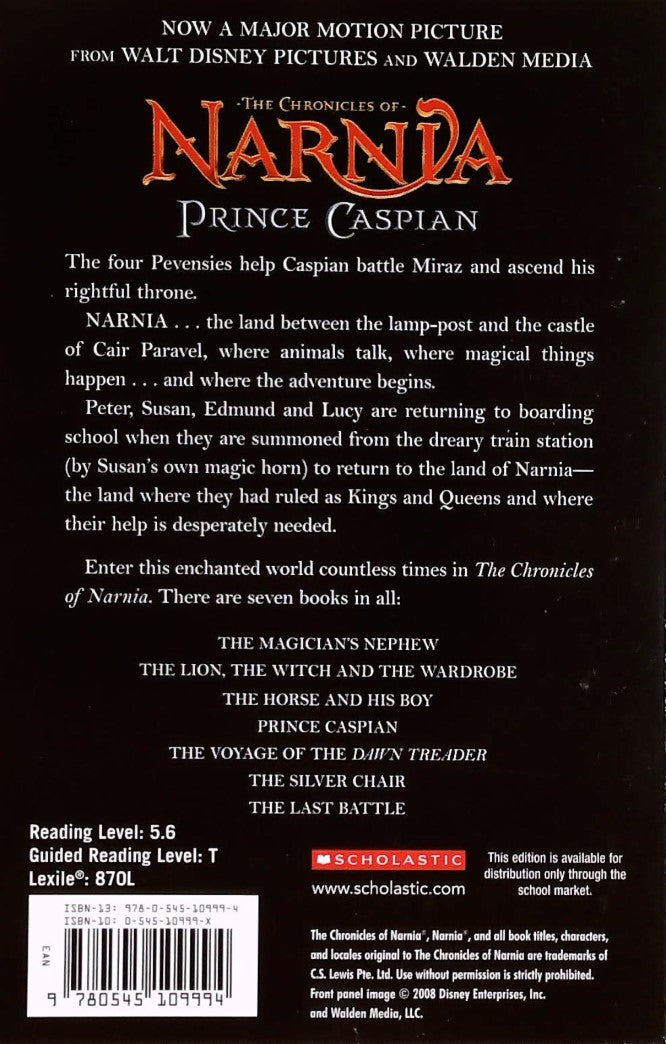 The Chronicles of Narnia: Prince Caspian (C.S. Lewis)