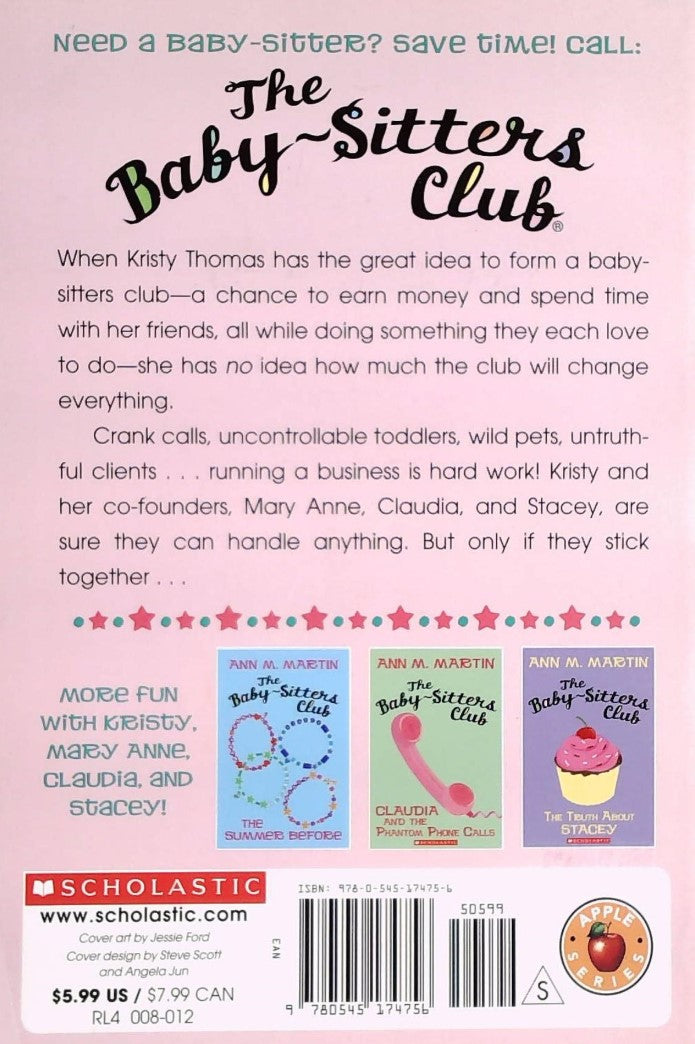 The Baby-Sitters Club # 1 : The Kristy's Great Idea (Ann M.Martin)