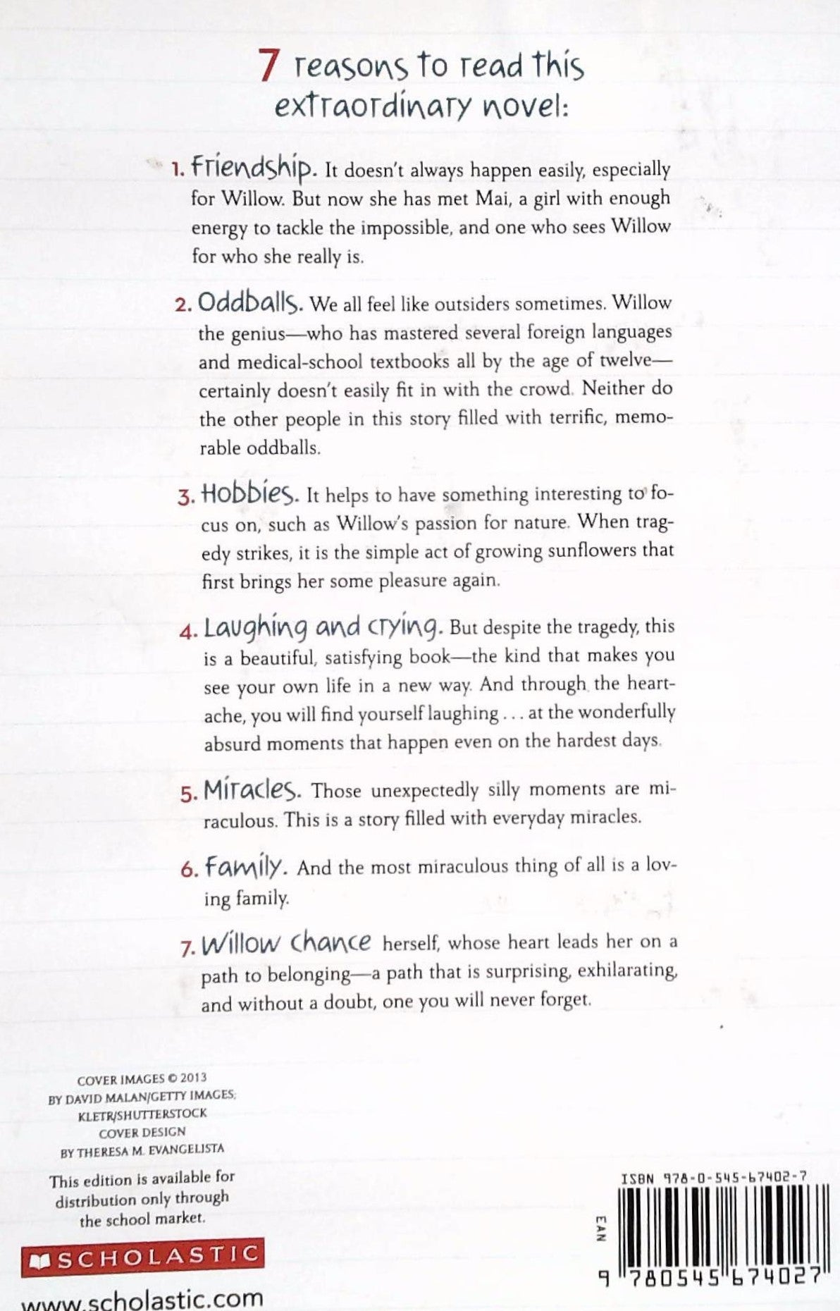 Counting by 7s (Holly Goldberg Sloan)