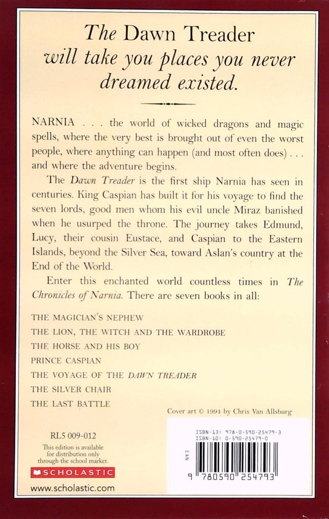 The Chronicles of Narnia # 5 : The Voyage of the Dawn Treader (C.S. Lewis)