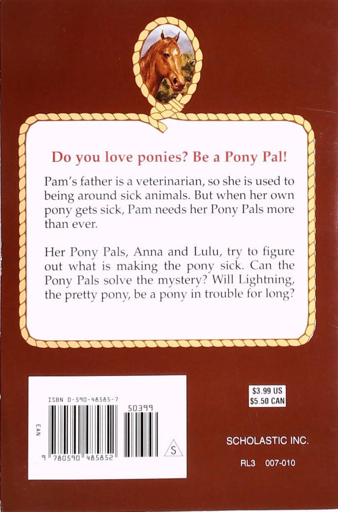 Pony Pals # 3 : A Pony In Trouble (Jeanne Betancourt)