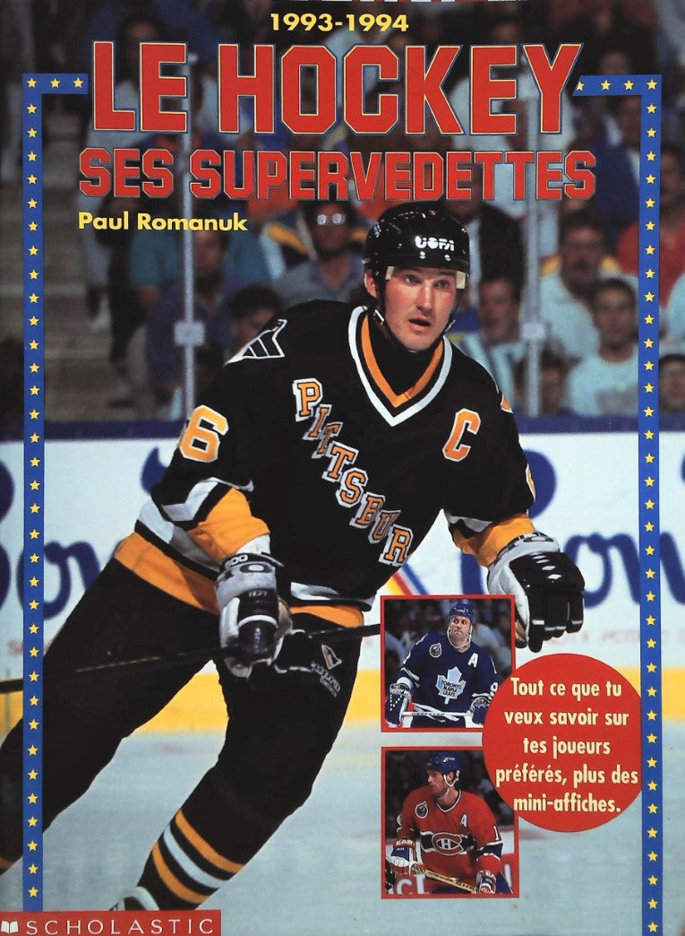 Livre ISBN 0590745972 Les supervedettes du hockey (1993-1994) (Paul Romanuk)